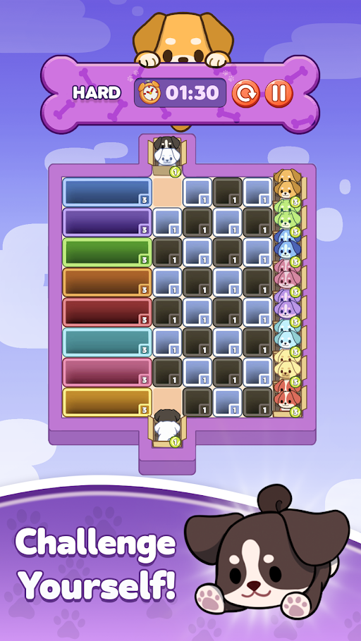 Puppy Drop: Color Hole! screenshot